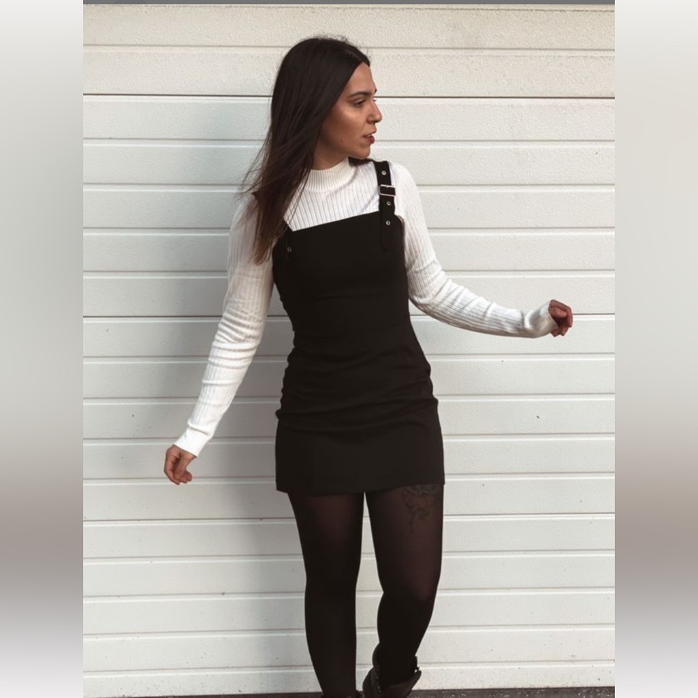 100% wool  jumper /overall dress  Grunge Whimsigoth Y2K